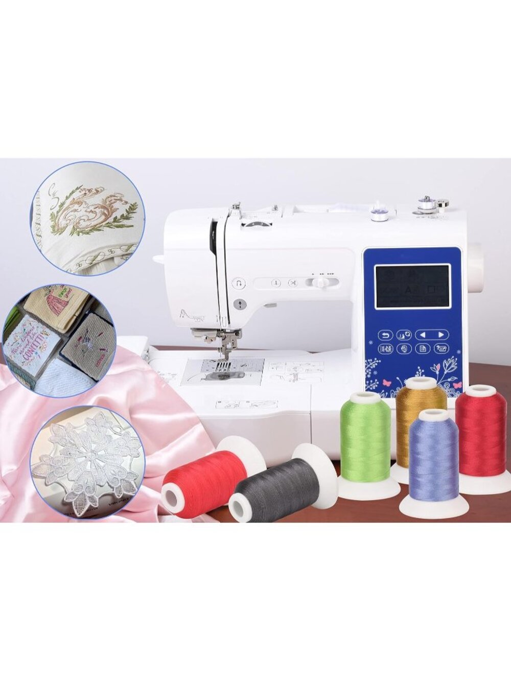 New 63 Colors Polyester Embroidery Machine Thread Kit - Picture 2 of 6